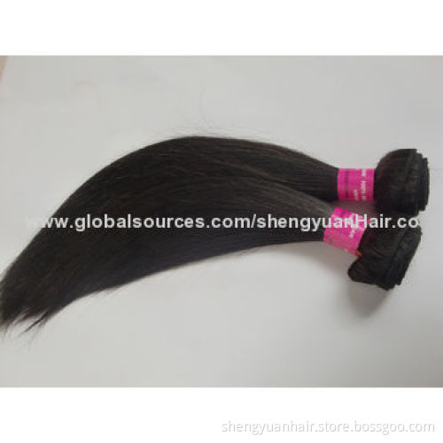 Hot Sale Brazilian Unprocessed Virgin Human Hair, Straight, Undyed Natural Color, 8 to 30" Wholesale